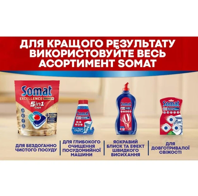 Сіль для миття посуду в посудомийній машині Somat Special Salt Потрійної дії 1.5 кг упаковка - Фото 4 Сіль для миття посуду в посудомийній машині Somat Special Salt Потрійної дії 1.5 кг упаковка - зображення 4