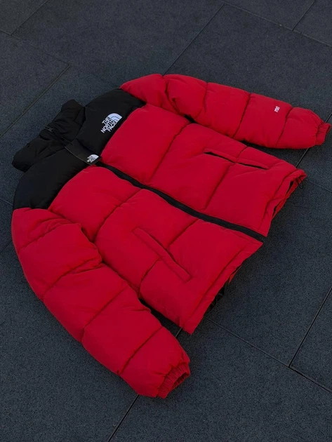 Зимняя куртка пуховик The North Face 700 Red красный 2XL 4472 - Фото 3 Зимняя куртка пуховик The North Face 700 Red красный 2XL 4472 - изображение 3