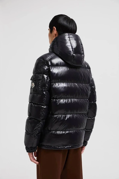 Пуховик мужской Moncler Maya NFC чип куртка пухова черная M 4461 - изображение 2