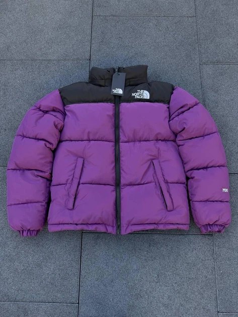 Зимняя куртка пуховик The North Face 700 Purple фиолетовый L 4470 - изображение 2