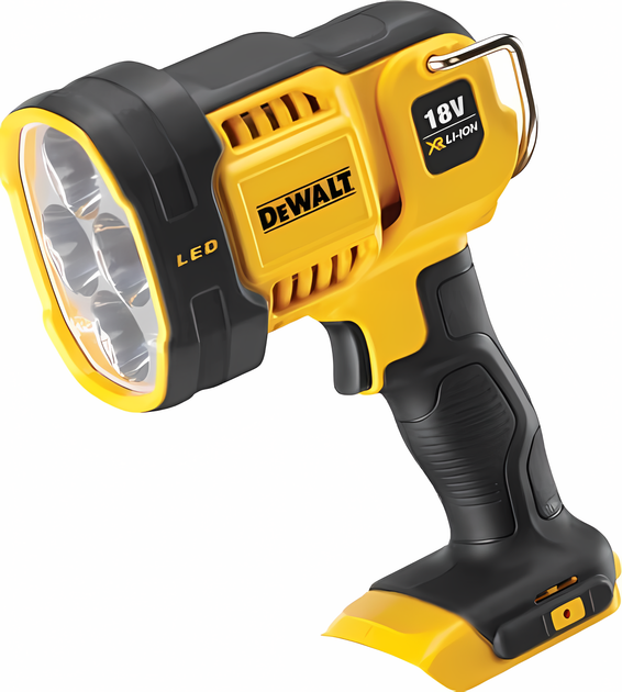 Ліхтар світлодіодний акумуляторний DeWalt 18 В XR Li-Ion 90/1000 Лм (DCL043-XJ) - Фото 2 Ліхтар світлодіодний акумуляторний DeWalt 18 В XR Li-Ion 90/1000 Лм (DCL043-XJ) - зображення 2