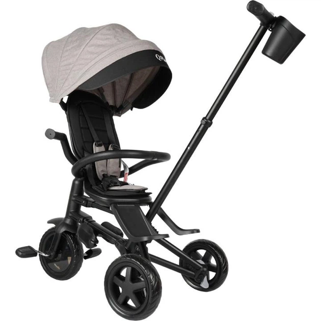 Велосипед триколісний дитячий складаний Qplay Nova Niello Grey (S700-6NovaNielloGrey) - Фото 3 Велосипед триколісний дитячий складаний Qplay Nova Niello Grey (S700-6NovaNielloGrey) - зображення 3