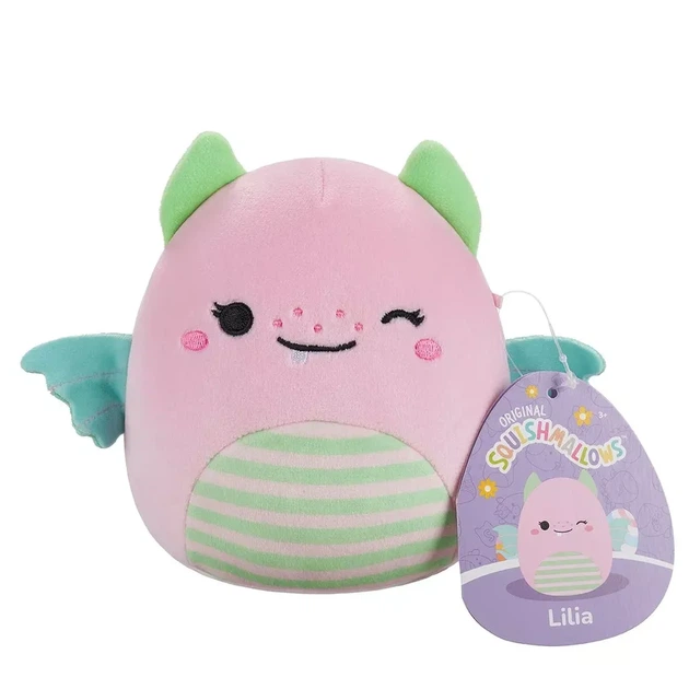 Мягкая игрушка Squishmallows Розовый Дино 13 см (SQER01180) - изображение 7