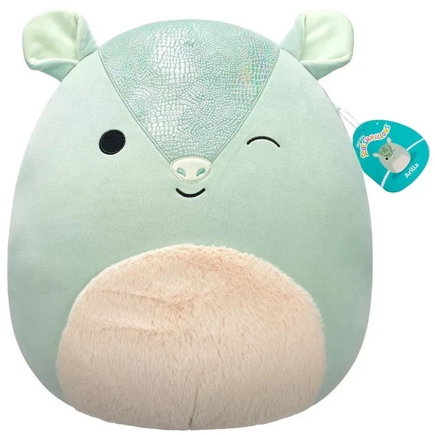 М'яка іграшка Squishmallows Броненосець Арілла 40 см (SQCR07048) - Фото 7 М'яка іграшка Squishmallows Броненосець Арілла 40 см (SQCR07048) - зображення 7