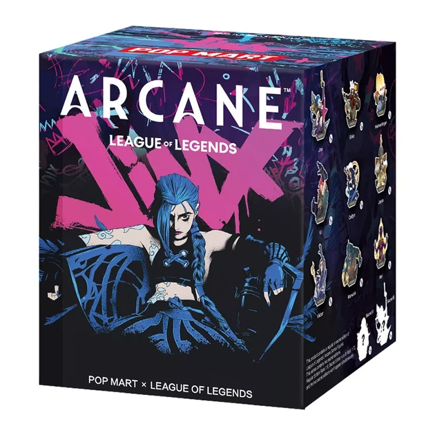 Фігурка-сюрприз Pop Mart League of Legends Arcane (LOLA-01) - Фото 1 Фігурка-сюрприз Pop Mart League of Legends Arcane (LOLA-01) - зображення 1