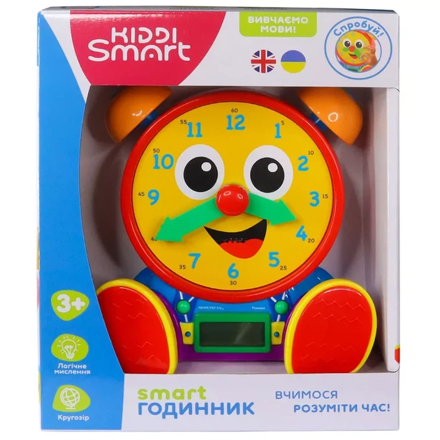 Интерактивная игрушка Kiddi Smart Часы украинский и английский язык (407752-43) - изображение 6