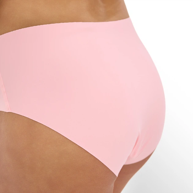 Базовые бесшовные трусики Розовый, 3XL - изображение 2