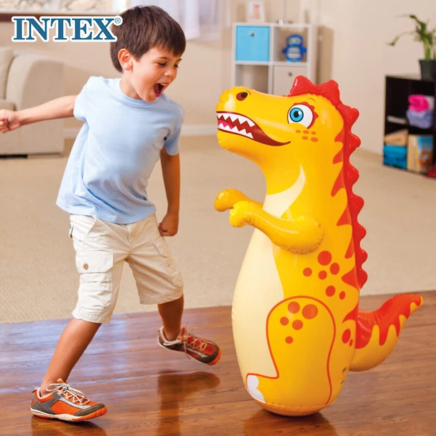 Надувная боксерская груша INTEX, игрушка для детского фитнеса и бокса, в виде мешка с песком, водой и другими элементами (выбирается случайным образом). - Фото 5 Надувная боксерская груша INTEX, игрушка для детского фитнеса и бокса, в виде мешка с песком, водой и другими элементами (выбирается случайным образом). - изображение 5