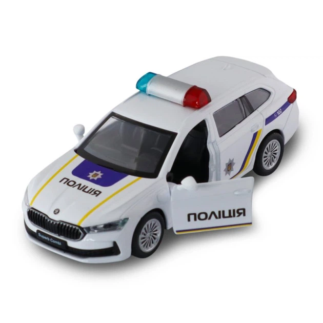 Детская автомодель "Skoda superb полиция" TechnoDrive 250947 масштаб 1:43 - Фото 9 Детская автомодель "Skoda superb полиция" TechnoDrive 250947 масштаб 1:43 - изображение 9