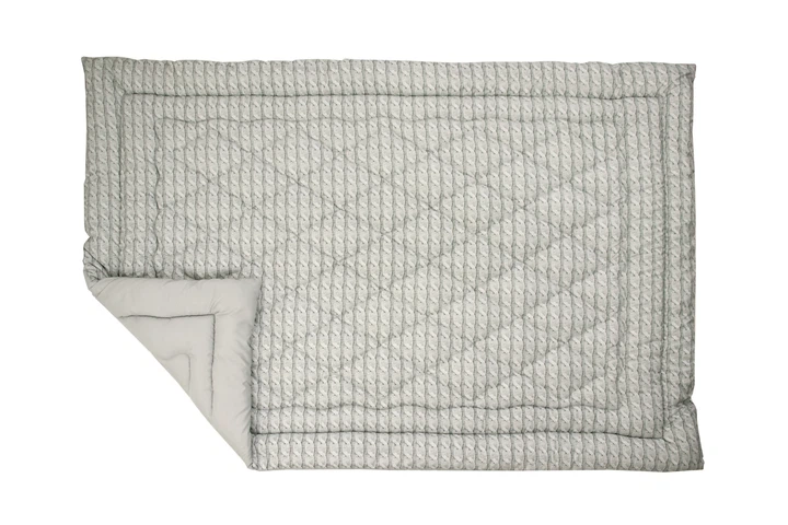 Зимнее евро одеяло Руно Grey Braid 200×220 см, антиаллергенное силиконизированное волокно 300 г/м² (Р322.52_Grey Braid) - изображение 2