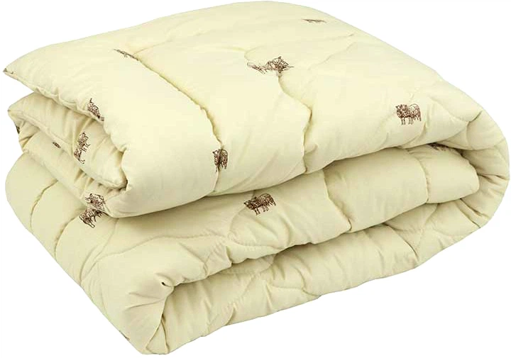 Зимова полуторна євро ковдра Руно Sheep 155×210 см, 80% овечої вовни, 450 г/м² (317.52ПШУ_Sheep) - зображення 7