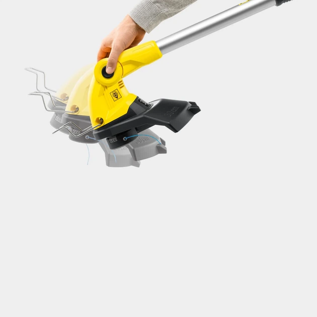 Аккумуляторный садовый триммер Karcher LTR 18-30, 18В, 30 см, 25 кг (без батареи и зарядного устройства) - изображение 9