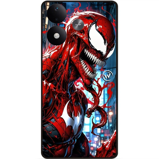 Чохол силіконовий бампер Candy для Xiaomi Redmi Note 17 з малюнком Веном Venom Карнаж - Фото 1 Чохол силіконовий бампер Candy для Xiaomi Redmi Note 17 з малюнком Веном Venom Карнаж - зображення 1