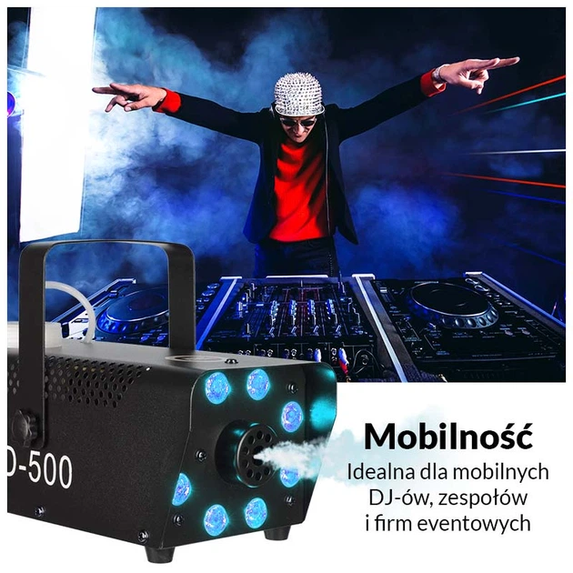 Wytwornica dymu Light4Me Fog 500 LED - obraz 10
