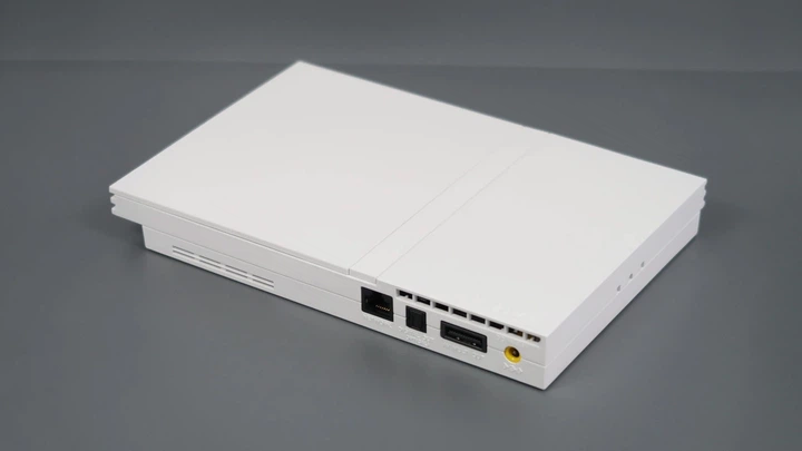 Консоль Sony PlayStation 2 Slim SCPH-7xxx Limited Edition Free MC Boot 16GB White + 5 Вбудованих Ігор Без Геймпада Б/У - зображення 4