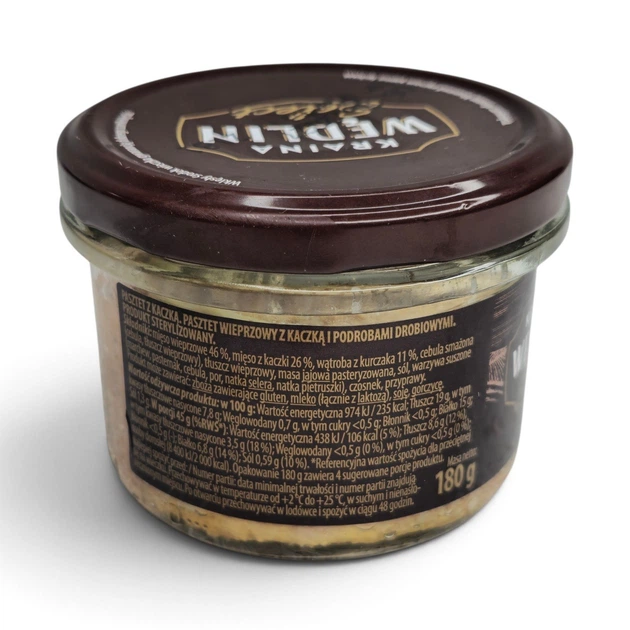 Паштет з качкою Kraina Wedlin Select 180 г - изображение 4