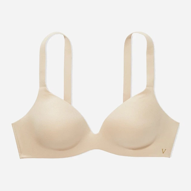 Комплект женского белья (бюстгальтер + трусики-бразилиана) Victoria's Secret 381953345 34D/M Бежевый (1161851141) - Фото 6 Комплект женского белья (бюстгальтер + трусики-бразилиана) Victoria's Secret 381953345 34D/M Бежевый (1161851141) - изображение 6