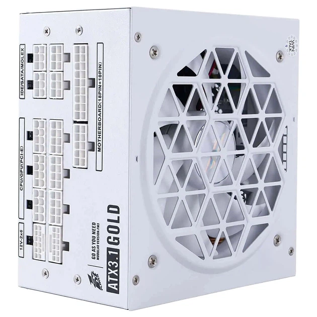 Блок живлення для корпусів 1stPlayer HA-1000BA4, Білий - 773804 - зображення 2