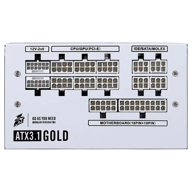 Блок живлення для корпусів 1stPlayer HA-1000BA4, Білий - 773804 - зображення 5