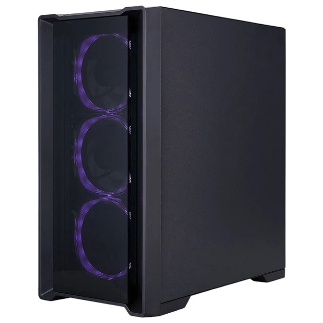 Корпус 1stPlayer T4-G-BK-4FS7, Чорний - 773863 - зображення 4