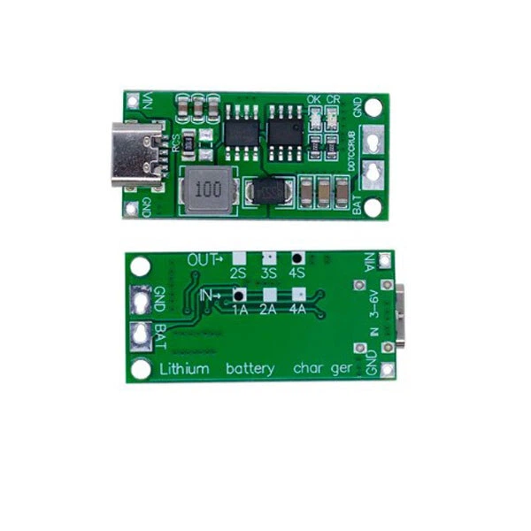 Модуль контроля заряда аккумулятора Multi-Cell 4S 1A Type-C Li-Ion Charger - 772513 - Фото 1 Модуль контроля заряда аккумулятора Multi-Cell 4S 1A Type-C Li-Ion Charger - 772513 - изображение 1