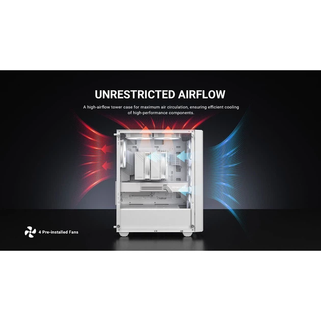 Корпус ID-Cooling Ware 300, Белый - 773875 - изображение 15