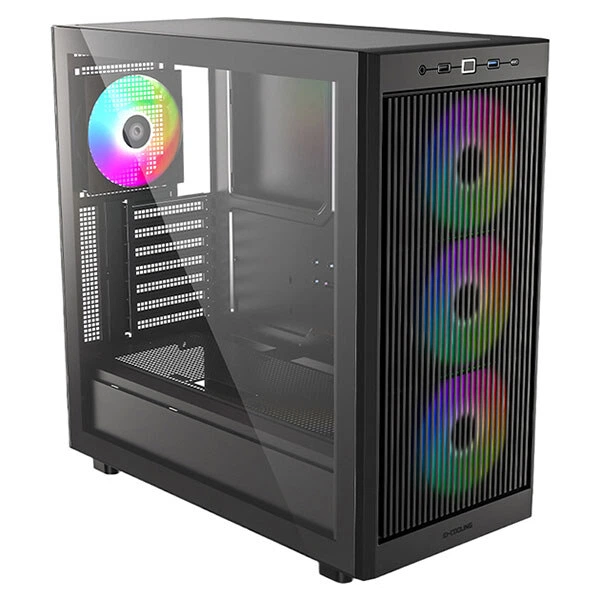 Корпус ID-Cooling Ware 510, Чорний - 773877 - зображення 2