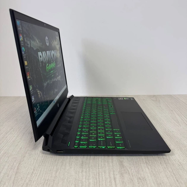 Игровой ноутбук Б-класс HP Pavilion Gaming 15-ec2031ua / 15.6" (1920x1080) IPS / AMD Ryzen 5 5600H (6 (12) ядер по 3.3 - 4.2 GHz) / 16 GB DDR4 / 512 GB SSD NVMe / nVidia GeForce RTX 3050, 4 GB GDDR6, 128-bit / WebCam б/у - изображение 4
