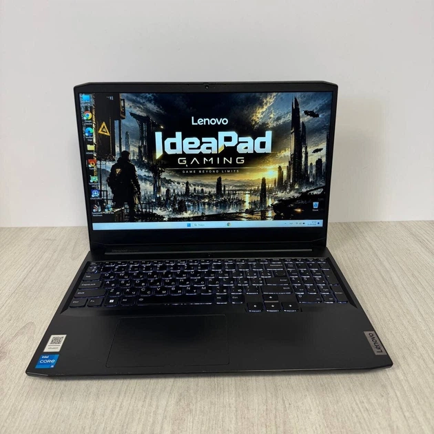 Игровой ноутбук Б-класс Lenovo IdeaPad Gaming 3 15IHU6 / 15.6" (1920x1080) IPS / Intel Core i5-11300H (4 (8) ядра по 2.6 - 4.4 GHz) / 16 GB DDR4 / 512 GB SSD NVMe / nVidia GeForce RTX 3050 Ti, 4 GB GDDR6, 128-bit / WebCam б/у - Фото 2 Игровой ноутбук Б-класс Lenovo IdeaPad Gaming 3 15IHU6 / 15.6" (1920x1080) IPS / Intel Core i5-11300H (4 (8) ядра по 2.6 - 4.4 GHz) / 16 GB DDR4 / 512 GB SSD NVMe / nVidia GeForce RTX 3050 Ti, 4 GB GDDR6, 128-bit / WebCam б/у - изображение 2