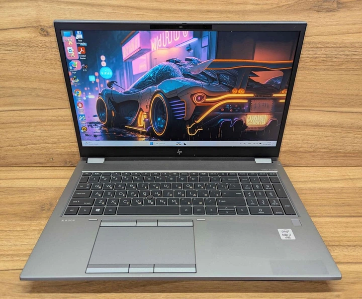 Мобильная рабочая станция Б-класс HP zBook Fury 15 G7 / 15.6" (1920x1080) IPS / Intel Core i7-10850H (6 (12) ядер по 2.7 - 5.1 GHz) / 16 GB DDR4 / 512 GB SSD + 256 GB SSD / nVidia Quadro T2000, 4 GB GDDR5, 128-bit / WebCam / TouchID / Windows 11 б/у - Фото 2 Мобильная рабочая станция Б-класс HP zBook Fury 15 G7 / 15.6" (1920x1080) IPS / Intel Core i7-10850H (6 (12) ядер по 2.7 - 5.1 GHz) / 16 GB DDR4 / 512 GB SSD + 256 GB SSD / nVidia Quadro T2000, 4 GB GDDR5, 128-bit / WebCam / TouchID / Windows 11 б/у - изображение 2