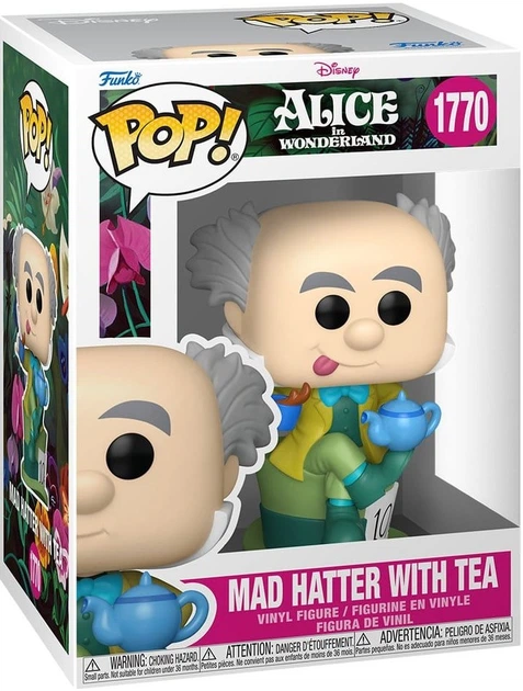 Фігурка Funko POP! Disney: Alice in Wonderland — Mad Hatter with Tea (Шалений Капелюшник з чаєм) #1770 - Фото 1 Фігурка Funko POP! Disney: Alice in Wonderland — Mad Hatter with Tea (Шалений Капелюшник з чаєм) #1770 - зображення 1