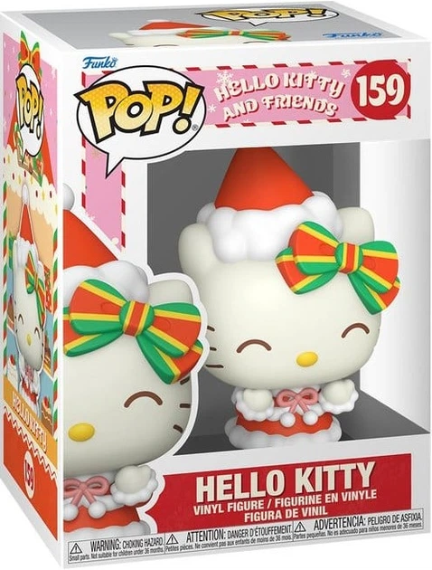 Фігурка Funko POP! Sanrio: Merry Market — Hello Kitty (Хелло Кітті у новорічному стилі) #159 - Фото 1 Фігурка Funko POP! Sanrio: Merry Market — Hello Kitty (Хелло Кітті у новорічному стилі) #159 - зображення 1