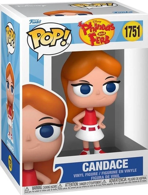 Фігурка Funko POP! Disney: Phineas and Ferb — Candace (Кендес) #1751 - Фото 1 Фігурка Funko POP! Disney: Phineas and Ferb — Candace (Кендес) #1751 - зображення 1
