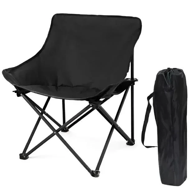 Складной стул со спинкой и чехлом RIAS R-67 47×47×67 см Black (3_08702) - изображение 4