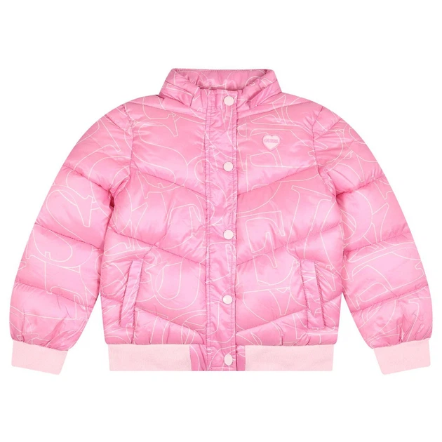 Куртка GUESS, арт. K6YL04W2597 PMMY, all-over logo, 5 років, 108 см - Фото 5 Куртка GUESS, арт. K6YL04W2597 PMMY, all-over logo, 5 років, 108 см - зображення 5