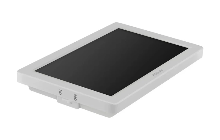 Комплект видеодомофона мультиформатный ARNY AVD-7012FHD (AVD-712FHD 2Мп 7'' IPS + AVP-05 2Мп 74°) Light-gray + Brown - изображение 2
