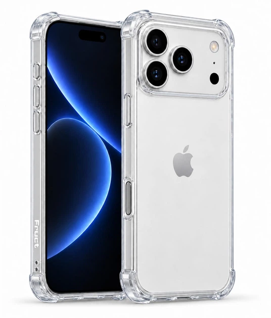 Противоударный чехол для Apple iPhone 17 Pro / 18 Pro Fruct Crystal с бортиками Anti-Yellow Прозрачный 108 - Фото 1 Противоударный чехол для Apple iPhone 17 Pro / 18 Pro Fruct Crystal с бортиками Anti-Yellow Прозрачный 108 - изображение 1