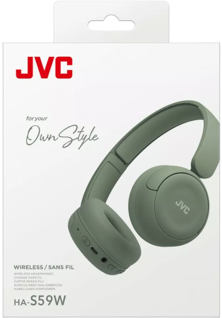 Słuchawki bezprzewodowe JVC HA-S59W zielone (JVC HA-S59WGU) - obraz 5