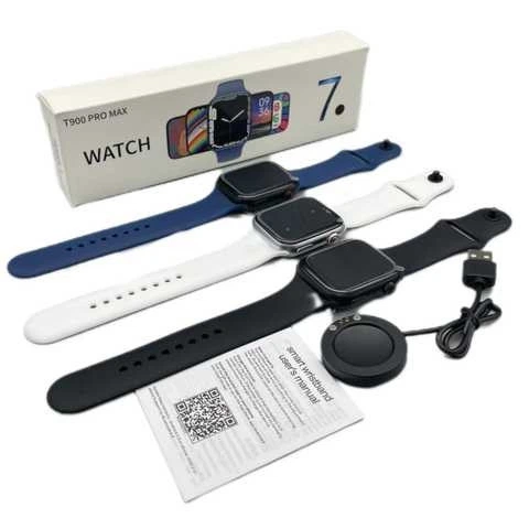 Водонепроникний смарт-годинник Smart Watch T900 PROMAX чорного кольору - зображення 6