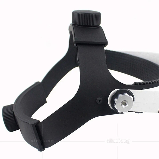 Лупа окуляри бінокулярні Magnifier 81001-H з LED підсвіткою / збільшення 1X 1.5X 2X 2.5X 3.5X - зображення 6