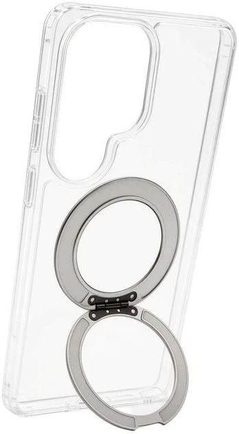 Etui na smartfon Samsung Galaxy S26 Ultra Evelatus Hybird Case With Magsafe PC+TPU 360 Metal Stand Transparent (EVESAMS26UHCM360MST) - obraz 2