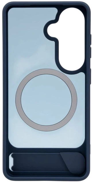 Etui na smartfon Samsung Galaxy S26 Evelatus Rubber Coated MagSafe With Stand Case Navy Blue (EVESAMS26RCMWSNB) - obraz 4