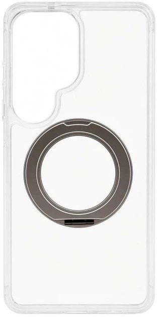 Etui na smartfon Samsung Galaxy S26 Ultra Evelatus Hybird Case With Magsafe PC+TPU 360 Metal Stand Transparent (EVESAMS26UHCM360MST) - obraz 3