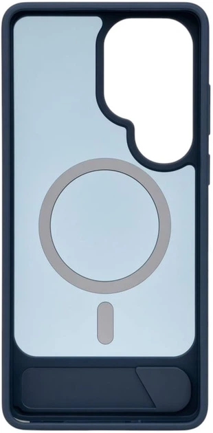 Чохол для смартфона Samsung Galaxy S26 Ultra Evelatus Rubber Coated MagSafe With Stand Case Navy Blue (EVESAMS26URCMWSNB) - зображення 4