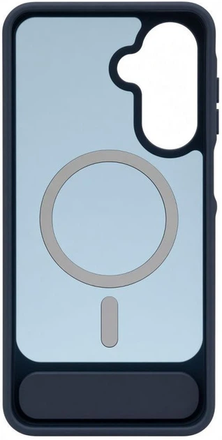 Etui na smartfon Samsung Galaxy A17 4G / A17 5G Evelatus Rubber Coated MagSafe With Stand Case Navy Blue (EVESAMA17RCMWSNB) - obraz 4