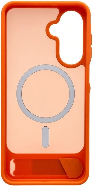 Etui na smartfon Samsung Galaxy A17 4G / A17 5G Evelatus Rubber Coated MagSafe With Stand Case Orange (EVESAMA17RCMWSO) - obraz 4