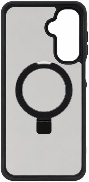 Etui na smartfon Samsung Galaxy A17 4G / A17 5G Evelatus Shield Case With MagSafe & Stand Matte Ring Black (EVESAMA17SCMSMRB) - obraz 4