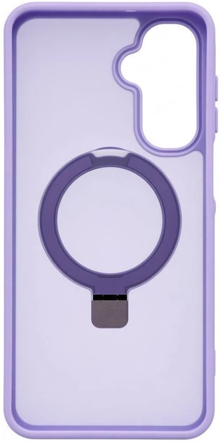Etui na smartfon Samsung Galaxy A17 4G / A17 5G Evelatus Shield Case With MagSafe & Stand Matte Ring Lavender Purple (EVESAMA17SCMSMRLP) - obraz 4