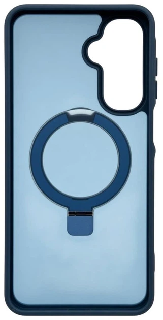 Чохол для смартфона Samsung Galaxy A17 4G / A17 5G Evelatus Shield Case With MagSafe & Stand Matte Ring Navy Blue (EVESAMA17SCMSMRNB) - зображення 4