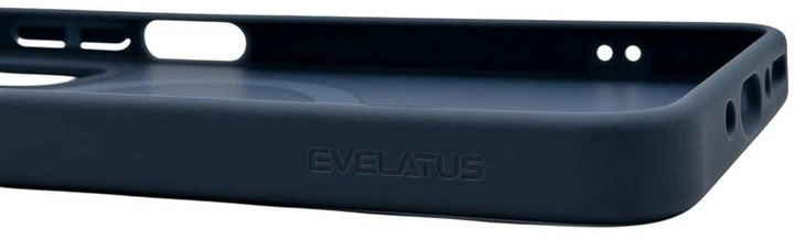 Чохол для смартфона Samsung Galaxy A17 4G / A17 5G Evelatus Shield Case With MagSafe & Stand Matte Ring Navy Blue (EVESAMA17SCMSMRNB) - зображення 5
